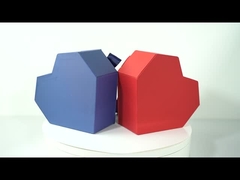 Bán nóng hộp đóng gói tùy chỉnh hộp quà cưới sang trọng hộp giấy các tông có ruy băng