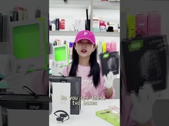 Tai nghe đầy màu sắc Bao bì hộp giấy tùy chỉnh với cửa sổ PVC rõ ràng