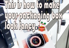 Sản phẩm tùy chỉnh OEM hộp đóng gói điện tử hộp hiển thị với bong bóng