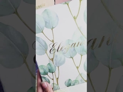 Hộp đóng gói quà tặng sang trọng hai hộp bọc gấp nước hoa nến thơm hộp đóng gói với chèn