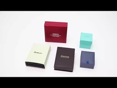 Nhẫn da PU Quần áo đóng gói hộp Logo tùy chỉnh thiết kế 2 trong 1 bán buôn