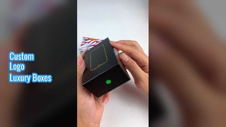 Hộp quà tặng sang trọng Logo tùy chỉnh Đóng từ tính có thể gập lại