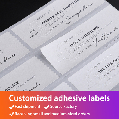 Nhãn dán giấy tùy chỉnh chống nước 3D Vinyl có in logo công ty