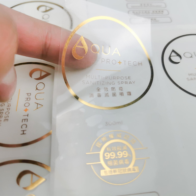 Nhãn dán bao bì tự dính trong suốt Nhãn Digital Crystal