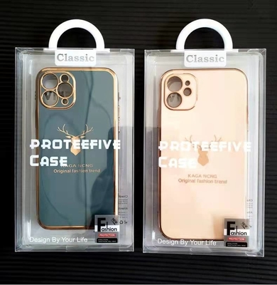 PVC Transparent Packaging Paper Box Custom Logo Phone Case Box Bao bì