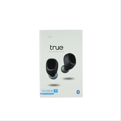 Phương thức gói tai nghe tùy chỉnh trong hộp loại sách ván gấp với cửa sổ tia UV