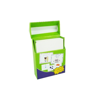 Hộp quà logo tùy chỉnh cho trẻ em Thẻ flash giáo dục Bao bì hộp giấy