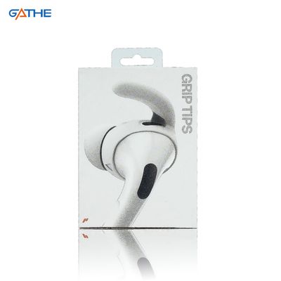 OEM màu trắng gấp hộp giấy điện tử cho tai nghe bao bì hộp giấy với tay cầm