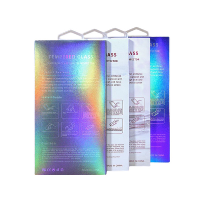 9H Screen Protector Bao bì phim thủy tinh nhựa Kraft hộp tay áo bao bì giấy