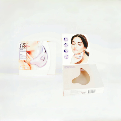 Hộp đóng gói giấy Massager tùy chỉnh, thiết bị làm đẹp hộp quà mỹ phẩm với cửa sổ hiển thị