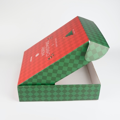 Hàng hóa bán buôn Logo tùy chỉnh Giáng sinh Sô cô la kẹo Gift Packaging Box mailers Hộp giấy lợp cho quà Giáng sinh