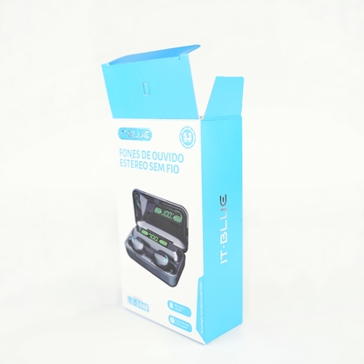 Nhãn hiệu tùy chỉnh Thẻ gấp hộp quà giấy nhỏ hộp bao bì tai nghe không dây Bluetooth
