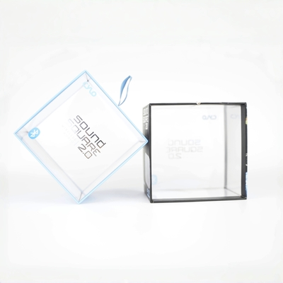 Nhãn hiệu tùy chỉnh Hộp nhựa PVC trong suốt, băng trượt ra hộp đóng gói với cửa sổ