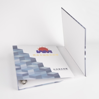 Hình ảnh cưới Album Book Packaging Logo tùy chỉnh 4D Ring Binders với vật liệu tái chế