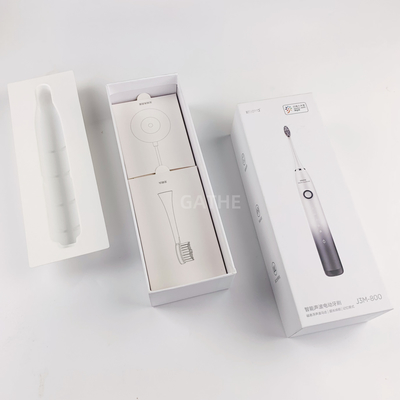 Hộp giấy in Hộp đóng gói với PVC và khay giấy cho bàn chải đánh răng điện Sonic
