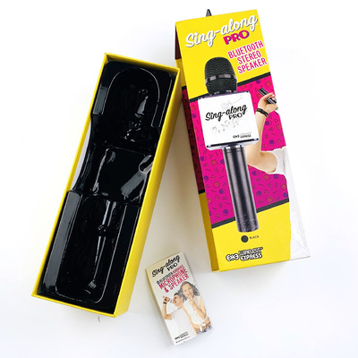 Custom New Design Color Box Hộp đóng gói giấy với Blister Tray cho Microphone không dây