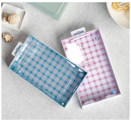 Bán lẻ Phương pháp mới Pink Cell Phone Case Package Moblie Phone Case Packaging Box With PVC Transparent Window Instock