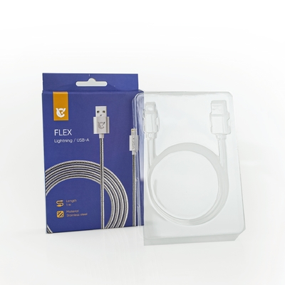 Hộp lưu trữ gấp tùy chỉnh Cáp điện thoại di động USB Cáp dữ liệu Hộp đóng gói Cáp sạc xe hơi