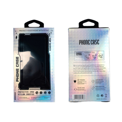 Nhập gói hộp hộp Universal Neutral Carton Wholesale Case điện thoại di động hộp đóng gói với cửa sổ PVC
