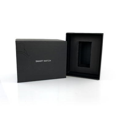 Hộp đồng hồ cứng cáp in logo tùy chỉnh cao cấp, phủ UV định vị, hộp quà tặng với khay Eva cho Đồng hồ thông minh