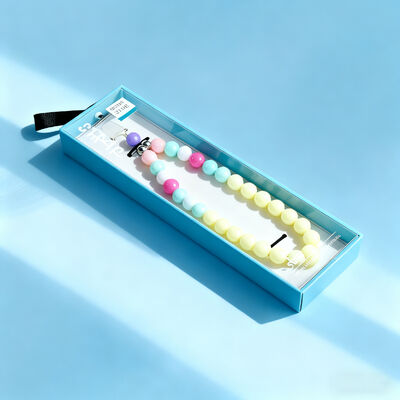 Logo tùy chỉnh Vỏ đeo tay Vỏ đeo tay Vỏ bao bì Vỏ dây đeo điện thoại đeo hạt Vỏ giấy đóng gói với cửa sổ